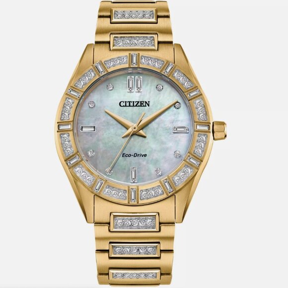 NEW Citizen Diamond Two Tone 34mm Gold Watch main image 4